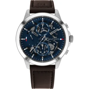 Niebieska tarcza 1710476 z subtarc­zami i brązowym paskiem 22 mm – zdjęcie główne