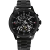Czarna skeleton tarcza 1710478 na bransolecie PVD 21 mm – zdjęcie główne