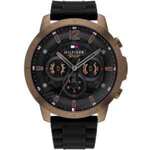 Zegarek męski Tommy Hilfiger Luca 1710491 tarczą w kolorze czarnym – zdjęcie główne