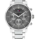 Szara tarcza Ø44 mm 1710604 z stalową bransoletą 20 mm – zdjęcie główne