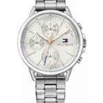 Srebrna tarcza Ø40 mm 1781787 ze stalową bransoletą 18 mm – zdjęcie główne