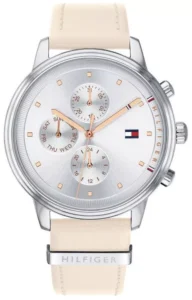 Damski zegarek 1781906 z różowym paskiem. – zdjęcie główne