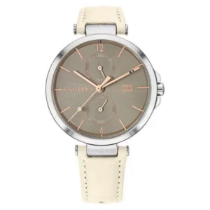 Zegarek 1782123 z beżowym paskiem skórzanym. – zdjęcie główne