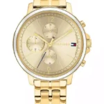 Złoty zegarek damski z mesh bransoletą gold – zdjęcie główne