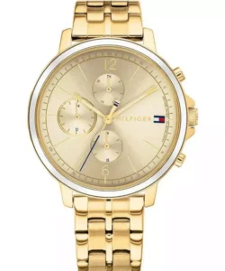 Złoty zegarek damski z mesh bransoletą gold – zdjęcie główne