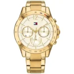 Złoty zegarek z meshową bransoletą PVD gold – zdjęcie główne