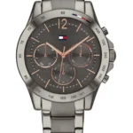 Szary zegarek z meshową bransoletą PVD gray – zdjęcie główne