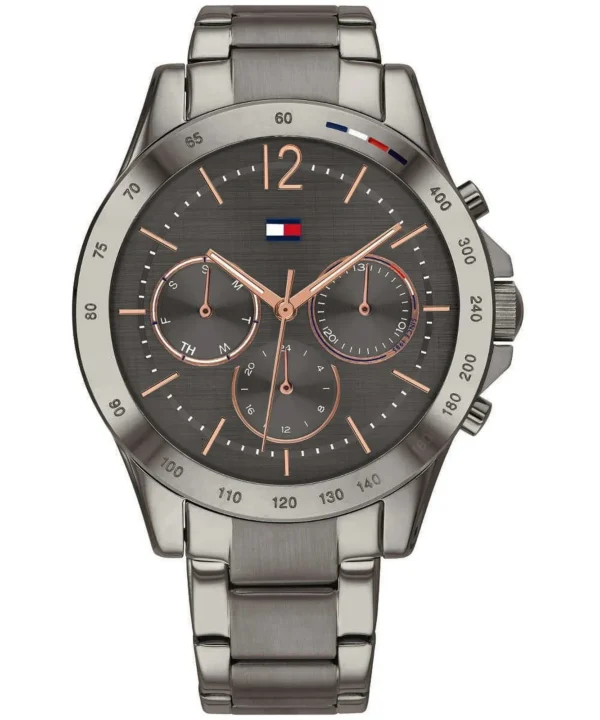 Szary zegarek z meshową bransoletą PVD gray – zdjęcie główne