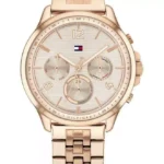 Różowozłoty zegarek z mesh bransoletą – zdjęcie główne