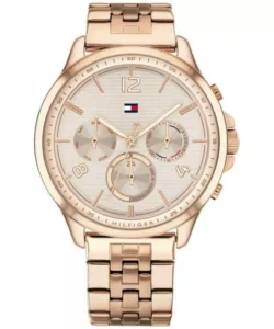 Różowozłoty zegarek z mesh bransoletą – zdjęcie główne