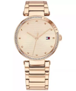 Zegarek 1782237 różowozłoty mesh z cyrkoniami. – zdjęcie główne