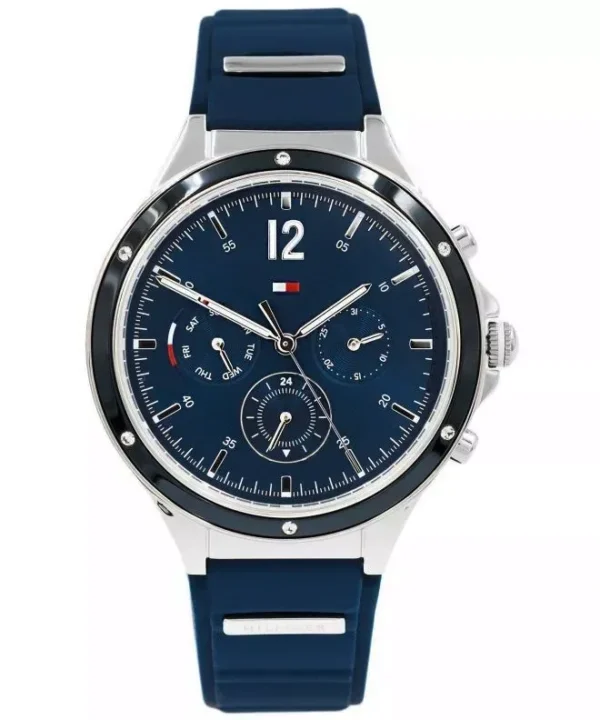 Zegarek 1782281 granatowy pasek silikonowy. – zdjęcie główne