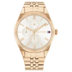 Srebrny zegarek z meshową bransoletą – zdjęcie główne