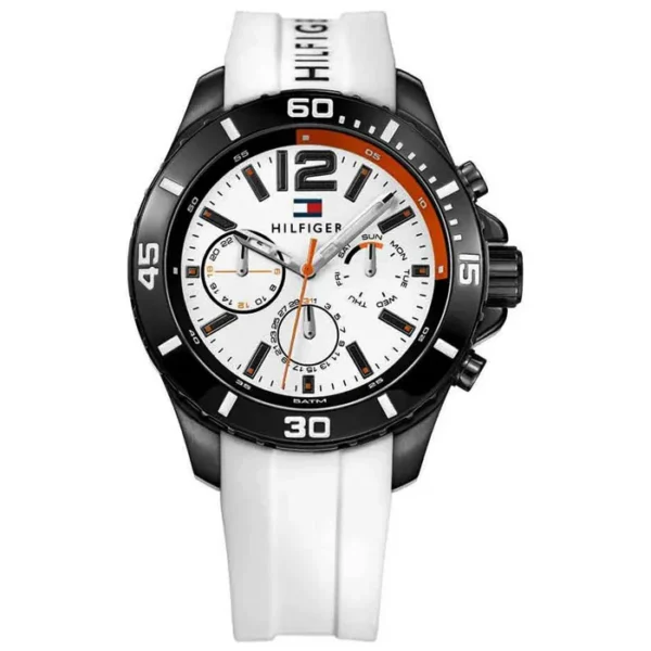 Zegarek męski Tommy Hilfiger 1791146 ceramika dual time eco-pasek – zdjęcie główne