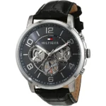 Zegarek męski Tommy Hilfiger Keagan 1791289 czarna tarcza sunburst – zdjęcie główne