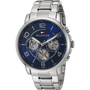 Zegarek męski Tommy Hilfiger Keagan 1791293 granatowa tarcza mesh – zdjęcie główne