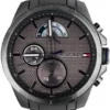 Szara tarcza chronograf z mesh bransoletą – zdjęcie główne