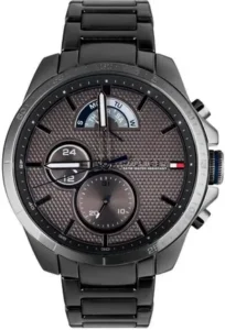 Szara tarcza chronograf z mesh bransoletą – zdjęcie główne