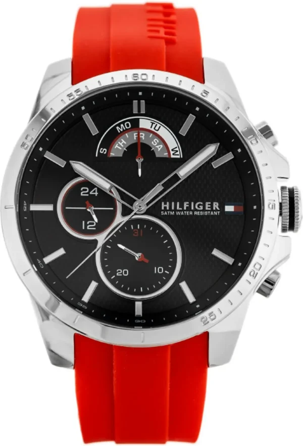 Zegarek 1791351 czarny pasek silikonowy. – zdjęcie główne