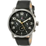 Zegarek męski Tommy Hilfiger Briggs 1791426 czarny gumowy pasek stalowa koperta – zdjęcie główne