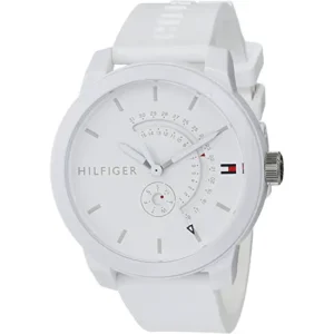 Zegarek męski Tommy Hilfiger Denim 1791481 minimalistyczny design silikonowy pasek – zdjęcie główne