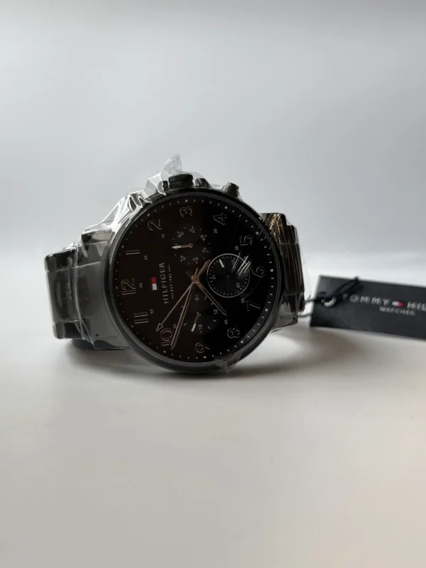 Zegarek Daniel 1710383 czarny mesh chronograf – zdjęcie 2