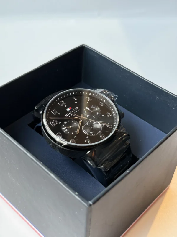 Zegarek Daniel 1710383 czarny mesh chronograf – zdjęcie 6