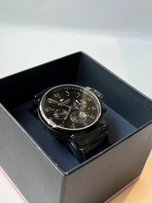 Zegarek Daniel 1710383 czarny mesh chronograf – zdjęcie 8