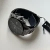 Czarny chronograf Evan 1710410 Ø44 mm na mesh bransolecie PVD czarny 22 mm – zdjęcie 3