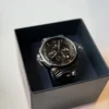 Czarny chronograf Evan 1710410 Ø44 mm na mesh bransolecie PVD czarny 22 mm – zdjęcie 6