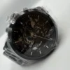 Czarna skeleton tarcza 1710478 na bransolecie PVD 21 mm – zdjęcie 3