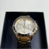 Zegarek męski Tommy Hilfiger Luke 1791121 złota koperta biała tarcza tachymetr chronograf – zdjęcie 5