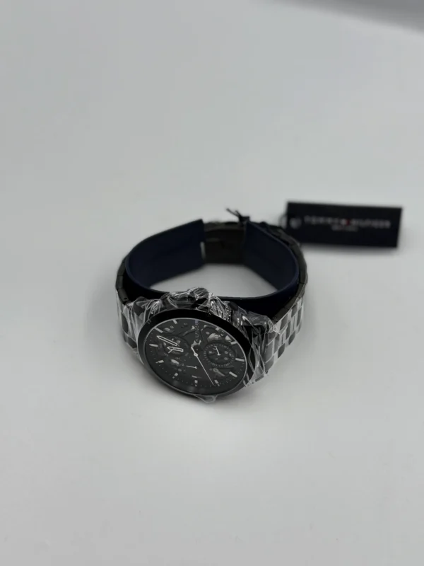 Czarna skeleton tarcza 1710478 na bransolecie PVD 21 mm – zdjęcie 5