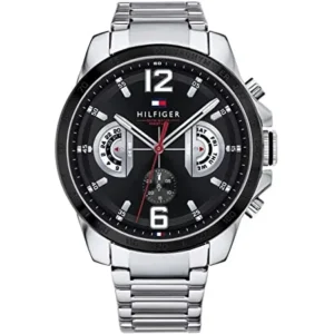 Tommy Hilfiger Decker 1791472 Ø46 mm czarna tarcza – zdjęcie główne