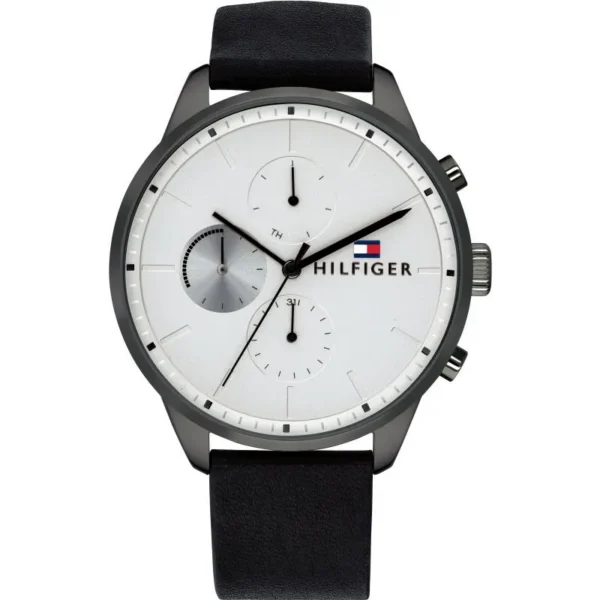 Tommy Hilfiger Chase 1791489 Ø44 mm biała tarcza – zdjęcie główne
