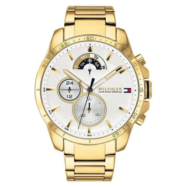 Tommy Hilfiger Decker 1791538 Ø48 mm biała tarcza – zdjęcie główne