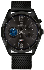 Tommy Hilfiger Deacan 1791547 Ø44 mm czarna tarcza – zdjęcie główne