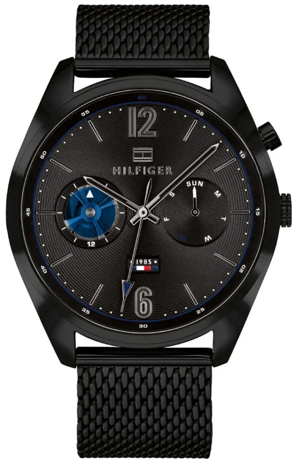 Tommy Hilfiger Deacan 1791547 Ø44 mm czarna tarcza – zdjęcie główne