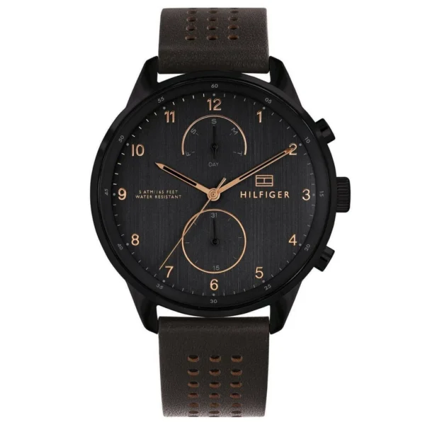 Tommy Hilfiger Chase 1791577 Ø44 mm czarna tarcza – zdjęcie główne