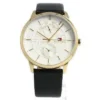 Tommy Hilfiger Hunter 1791606 Ø44 mm biała tarcza – zdjęcie główne