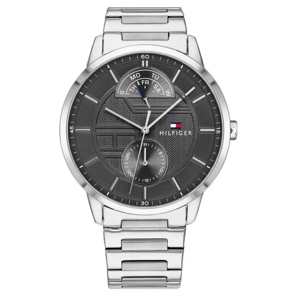 Tommy Hilfiger Hunter 1791608 Ø44 mm szara tarcza – zdjęcie główne