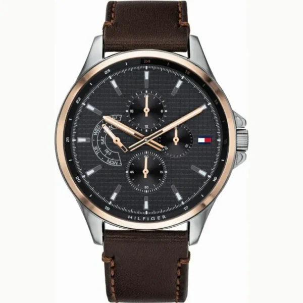 Tommy Hilfiger Shawn 1791615 Ø44 mm szara tarcza – zdjęcie główne