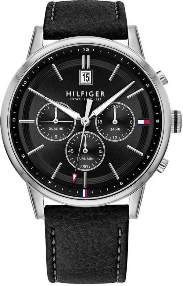 Tommy Hilfiger Kyle 1791630 Ø44 mm czarna tarcza – zdjęcie główne