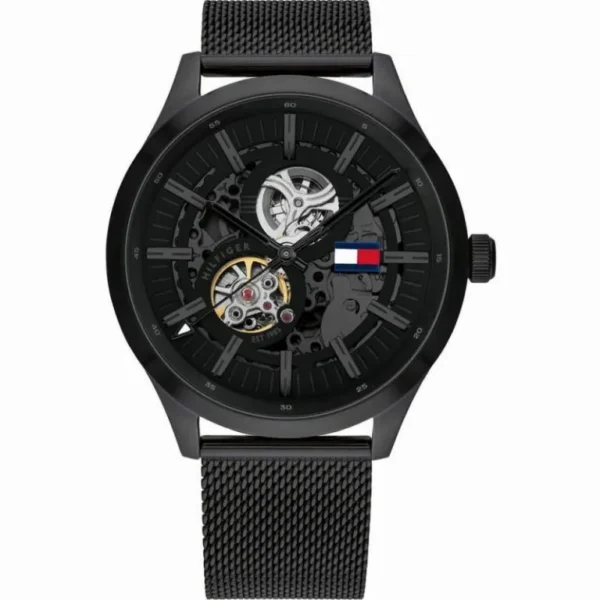 Tommy Hilfiger Spencer Automatic 1791644 Ø44 mm czarna tarcza – zdjęcie główne