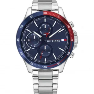 Tommy Hilfiger Bank 1791718 Ø46 mm granatowa tarcza – zdjęcie główne