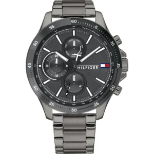 Tommy Hilfiger Bank 1791719 Ø46 mm szara tarcza – zdjęcie główne