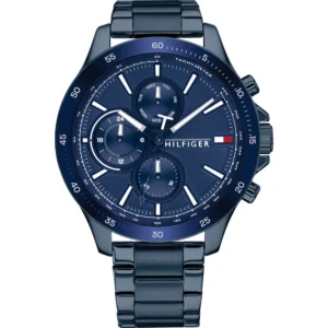 Tommy Hilfiger Bank 1791720 Ø46 mm granatowa tarcza – zdjęcie główne