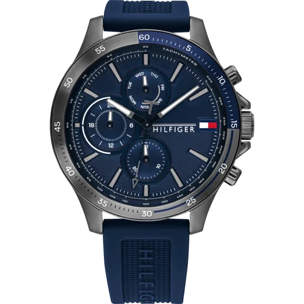 Tommy Hilfiger Bank 1791721 Ø46 mm czarna tarcza – zdjęcie główne
