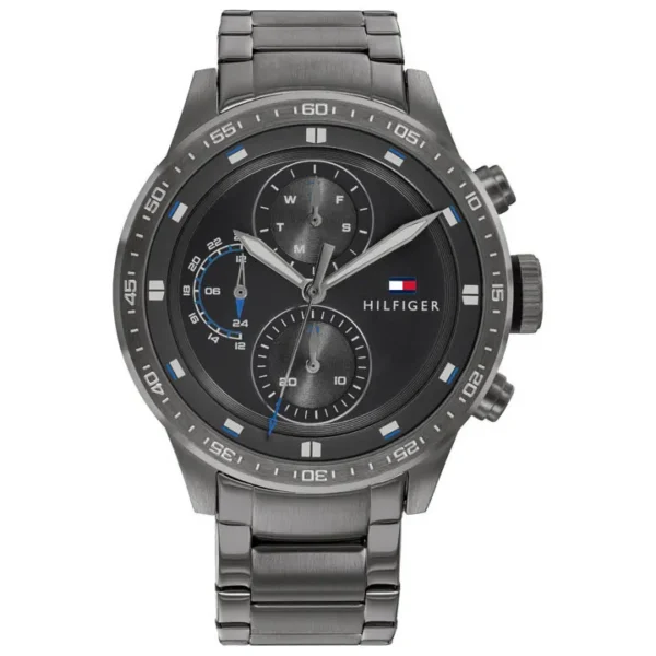 Tommy Hilfiger Trent 1791806 Ø46 mm czarna tarcza – zdjęcie główne