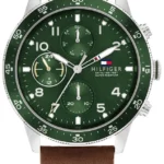 Tommy Hilfiger Jimmy 1791948 Ø44 mm zielona tarcza – zdjęcie główne